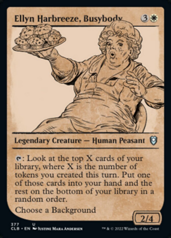 Ellyn Harbreeze, Busybody (Showcase) [Commander Legends: Battle for Baldur's Gate] [Foil]