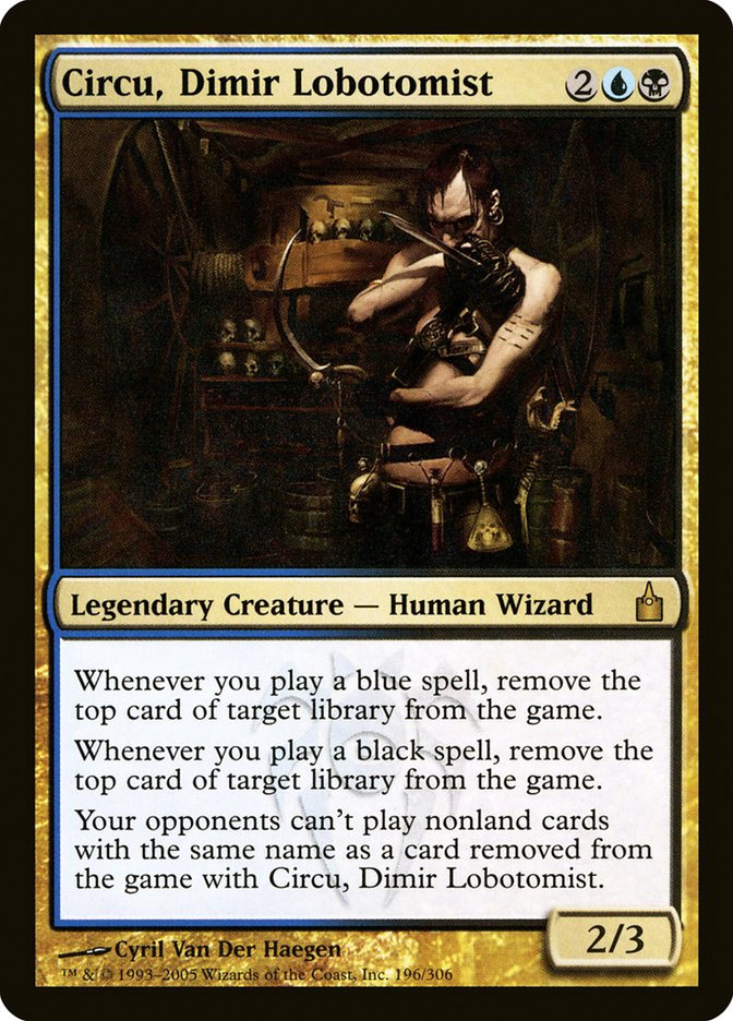 Circu, Dimir Lobotomist [Ravnica: City of Guilds] [Foil]