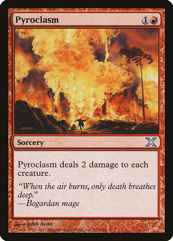 Pyroclasm [Tenth Edition] [Foil]