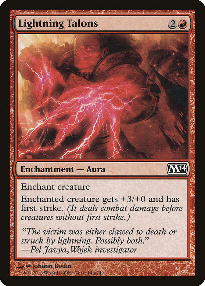 Lightning Talons [Core Set 2014] [Foil]