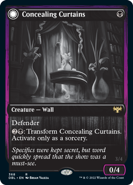 Concealing Curtains // Revealing Eye [Innistrad: Double Feature] [Foil]