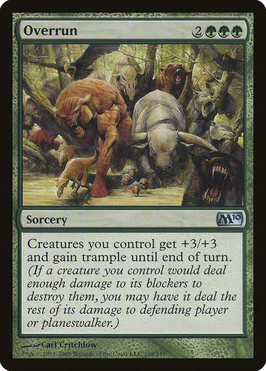 Overrun [Core Set 2010] [Foil]