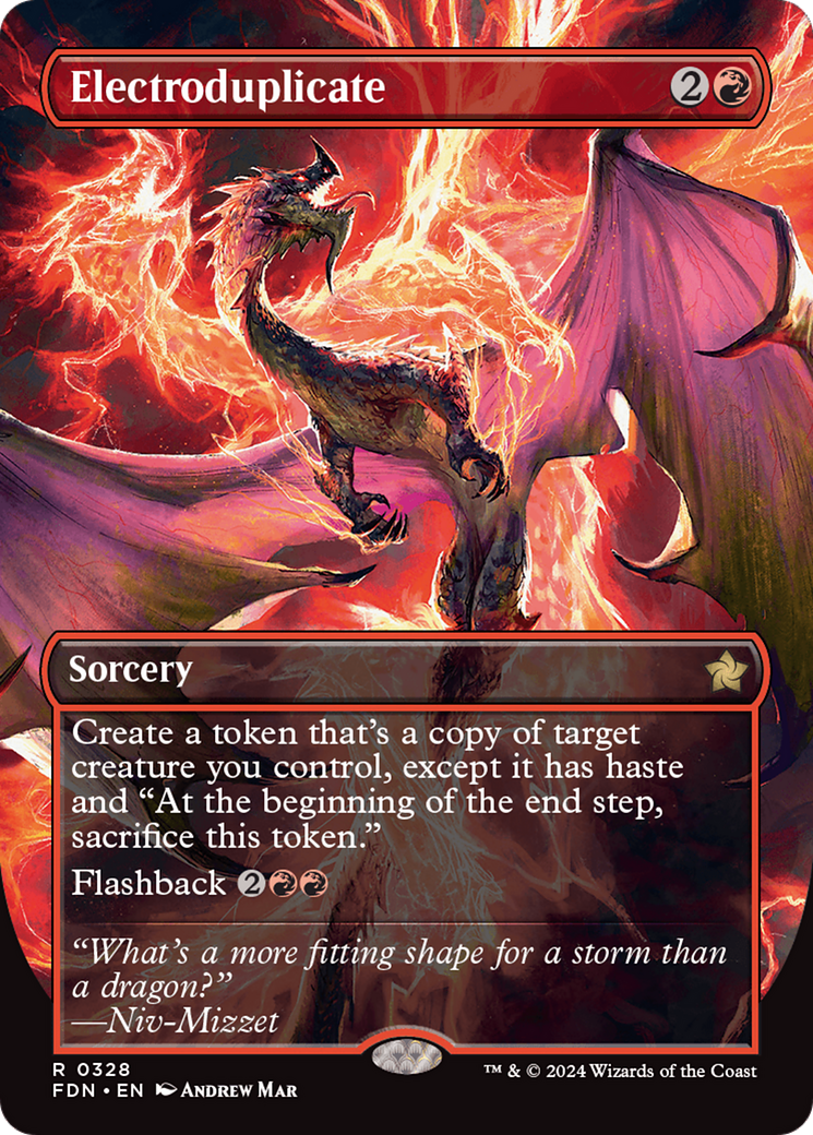 Electroduplicate (Borderless) [Foundations] [Foil]