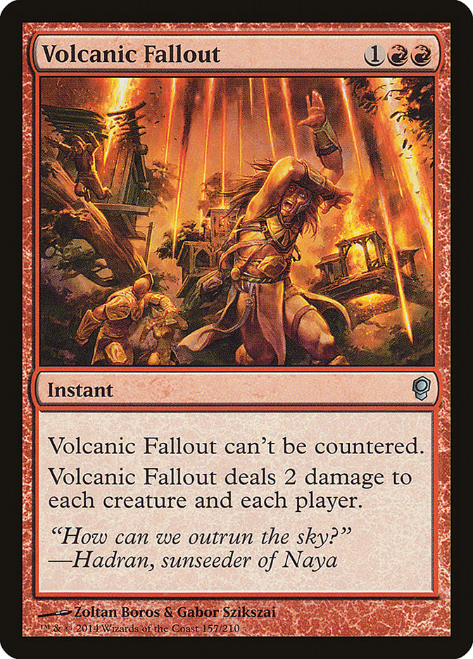 Volcanic Fallout [Conspiracy] [Foil]
