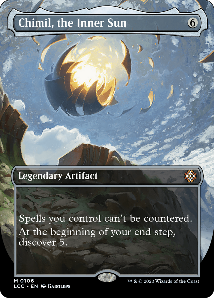 Chimil, the Inner Sun (Borderless) [The Lost Caverns of Ixalan Commander] [Foil]