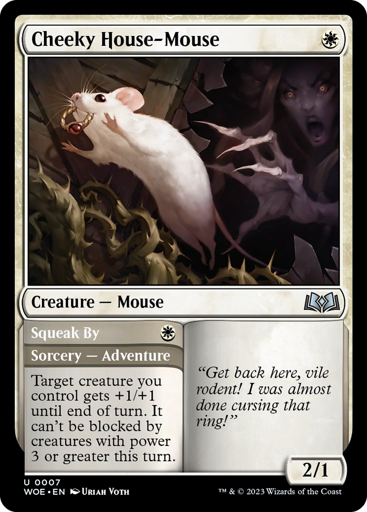 Cheeky House-Mouse [Wilds of Eldraine] [Foil]