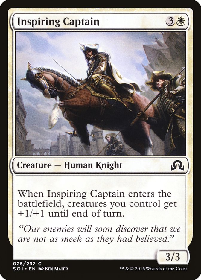 Inspiring Captain [Shadows over Innistrad] [Foil]