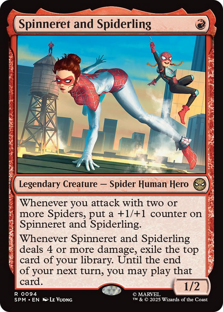 Spinneret and Spiderling [Marvel's Spider-Man] [Foil]