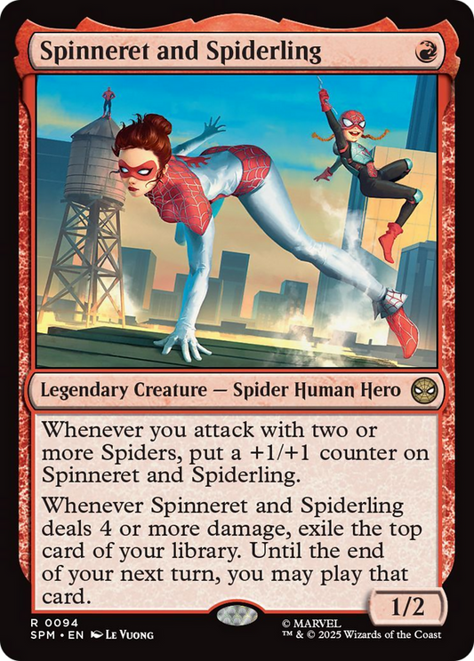 Spinneret and Spiderling [Marvel's Spider-Man] [Foil]