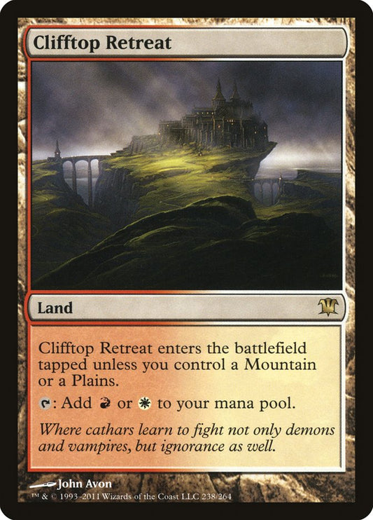 Clifftop Retreat [Innistrad] [Foil]