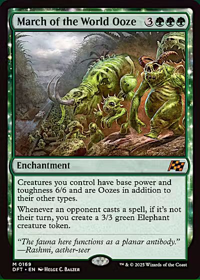 March of the World Ooze [Aetherdrift] [Foil]