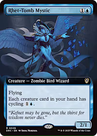 Rhet-Tomb Mystic (Extended Art) [Aetherdrift Commander] [Foil]