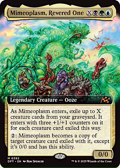Mimeoplasm, Revered One (Extended Art) [Aetherdrift] [Foil]