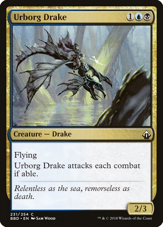 Urborg Drake [Battlebond] [Foil]