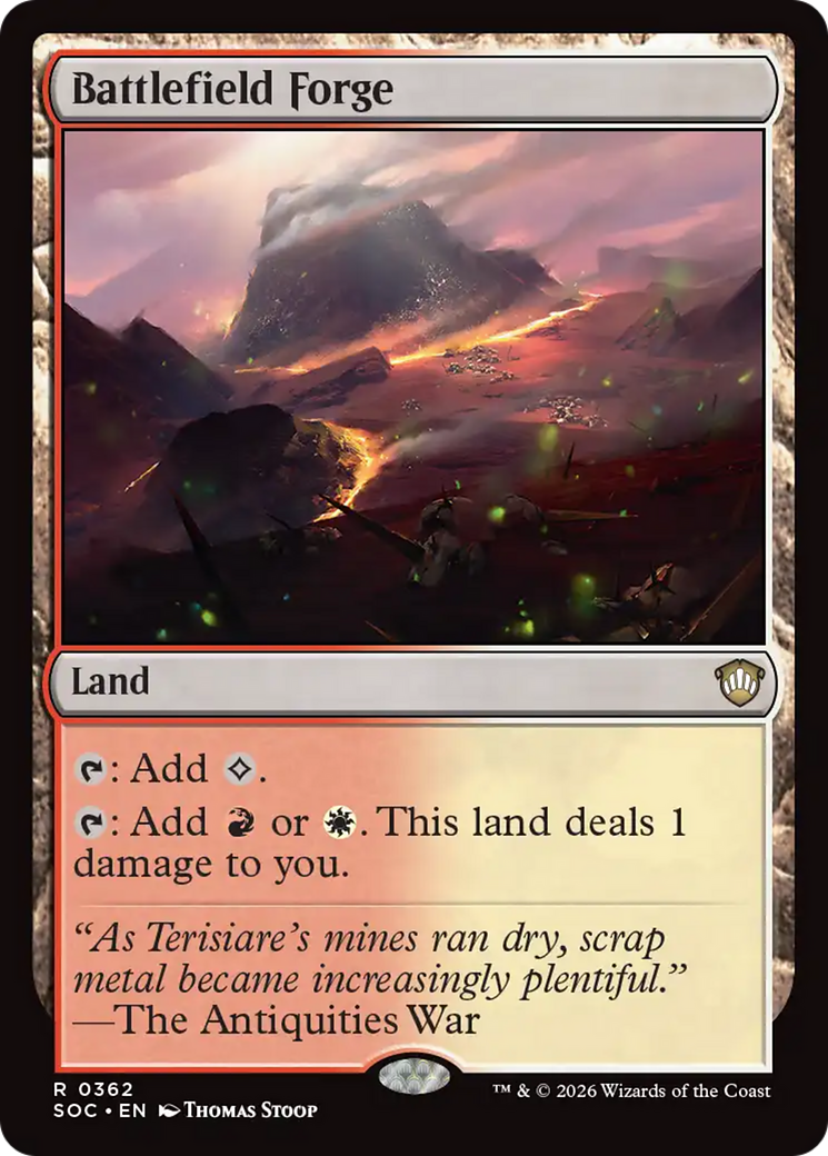 Battlefield Forge [Secrets of Strixhaven Commander] [Foil]