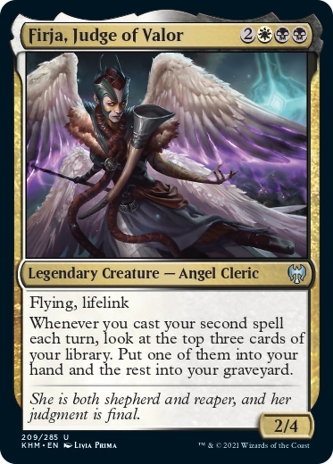 Firja, Judge of Valor [Kaldheim] [Foil]