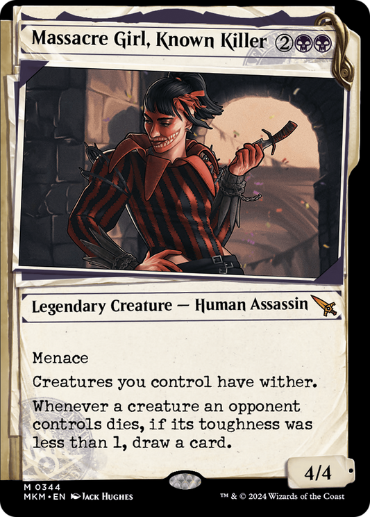 Massacre Girl, Known Killer (Showcase) [Murders at Karlov Manor] [Foil]