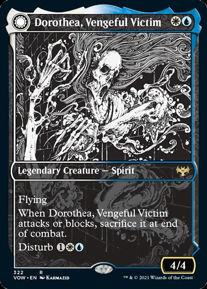 Dorothea, Vengeful Victim // Dorothea's Retribution (Showcase Eternal Night) [Innistrad: Crimson Vow] [Foil]