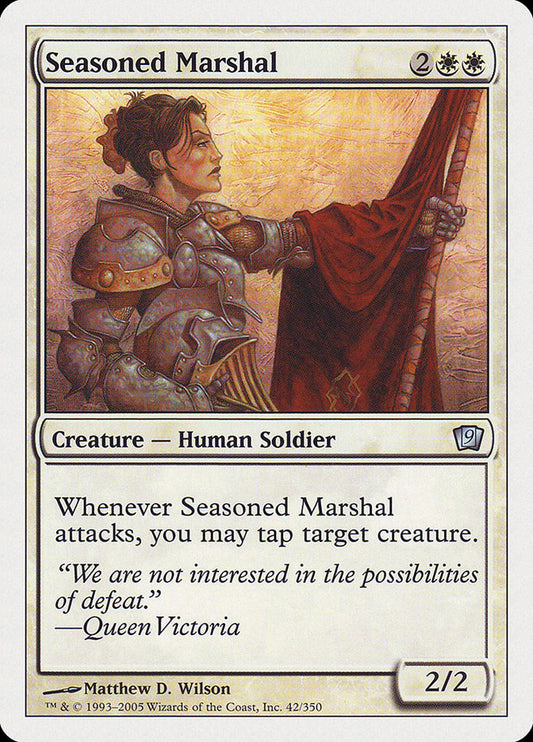 Seasoned Marshal [Ninth Edition] [Foil]