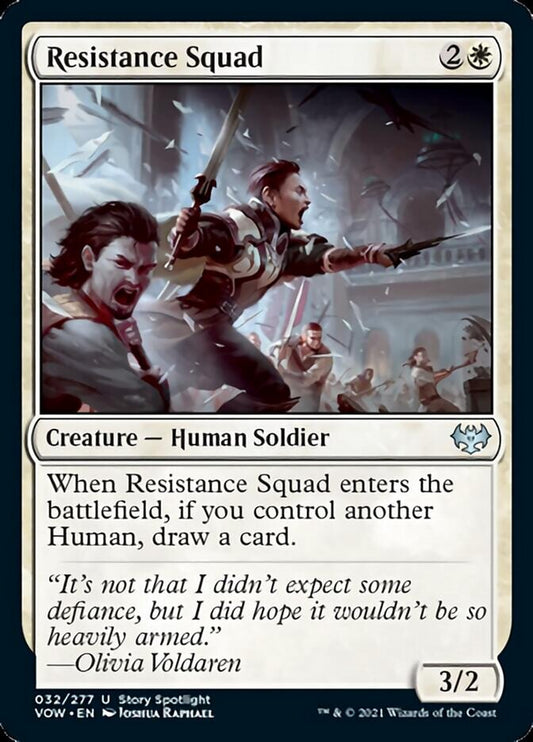 Resistance Squad [Innistrad: Crimson Vow] [Foil]