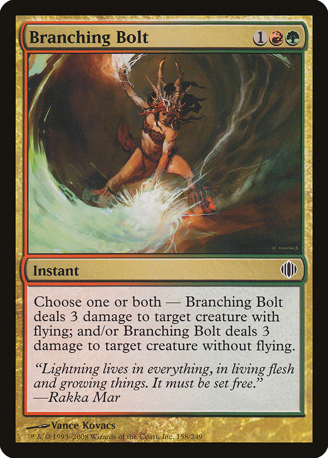 Branching Bolt [Shards of Alara] [Foil]