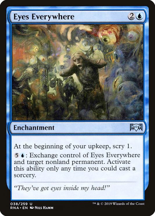 Eyes Everywhere [Ravnica Allegiance] [Foil]