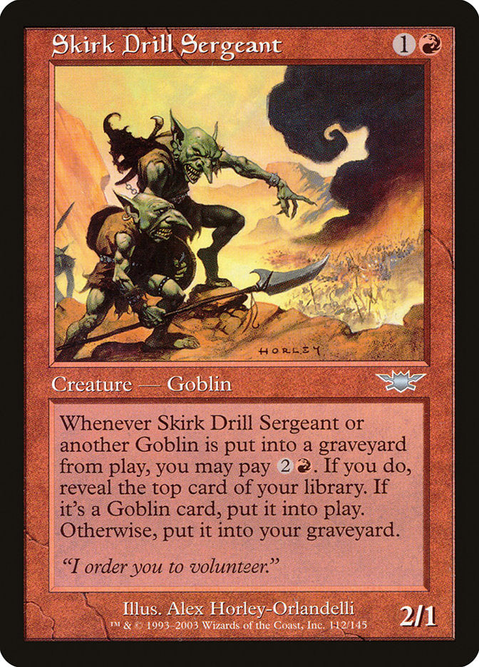 Skirk Drill Sergeant [Legions] [Foil]