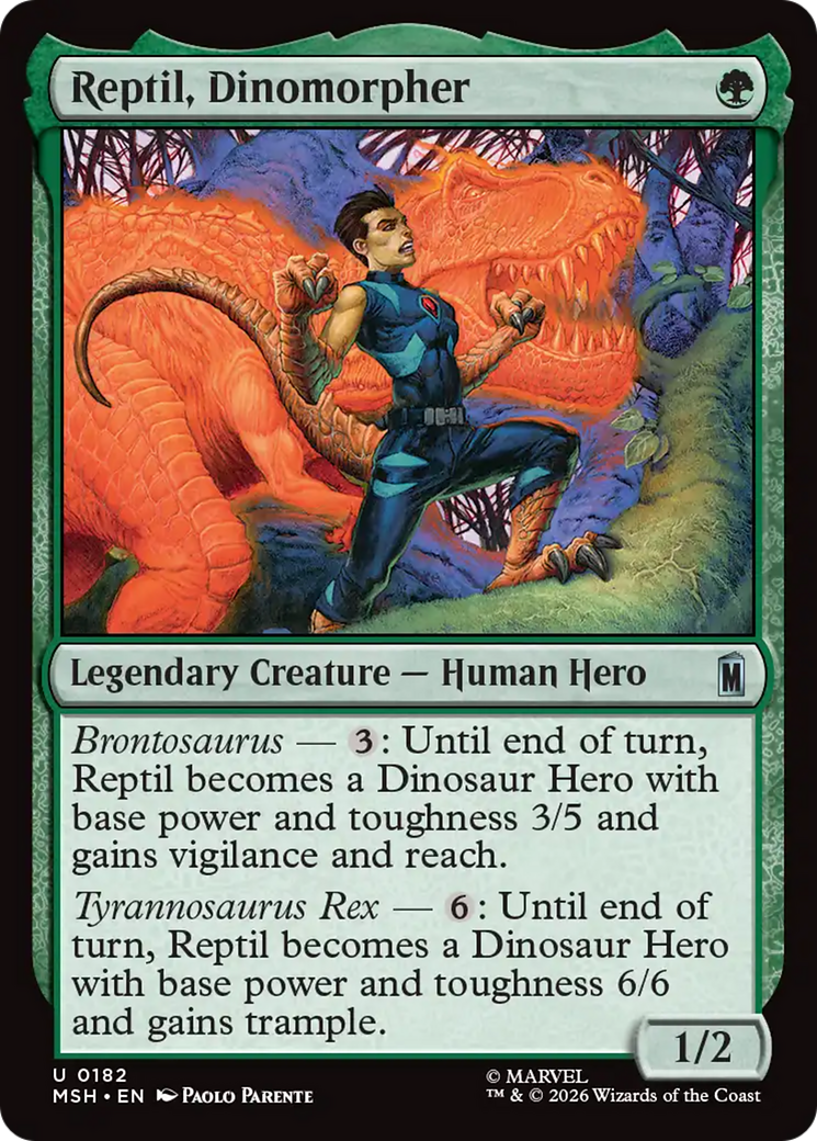 Reptil, Dinomorpher [Marvel Super Heroes]