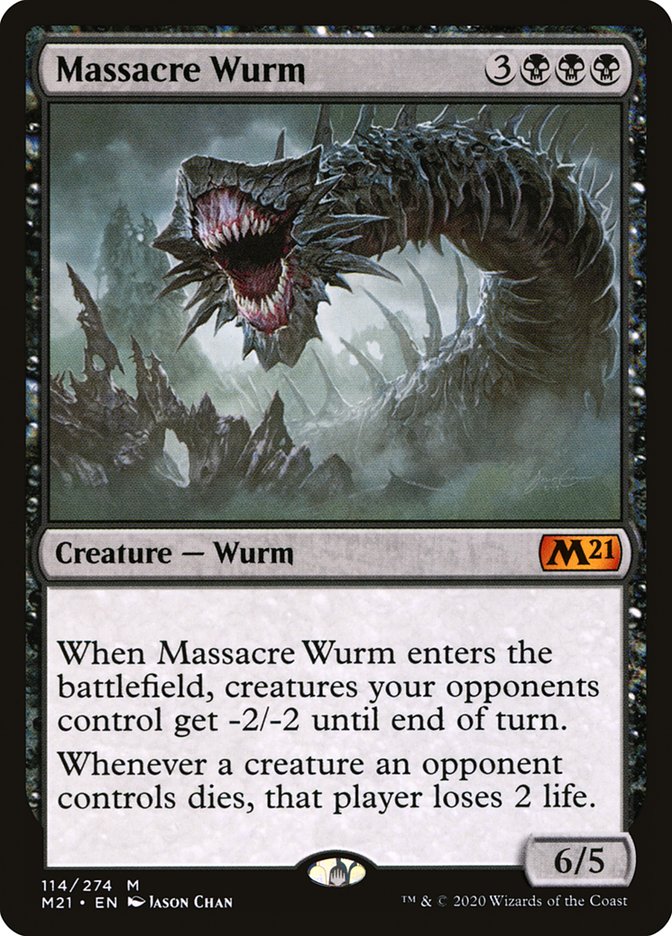 Massacre Wurm [Core Set 2021] [Foil]