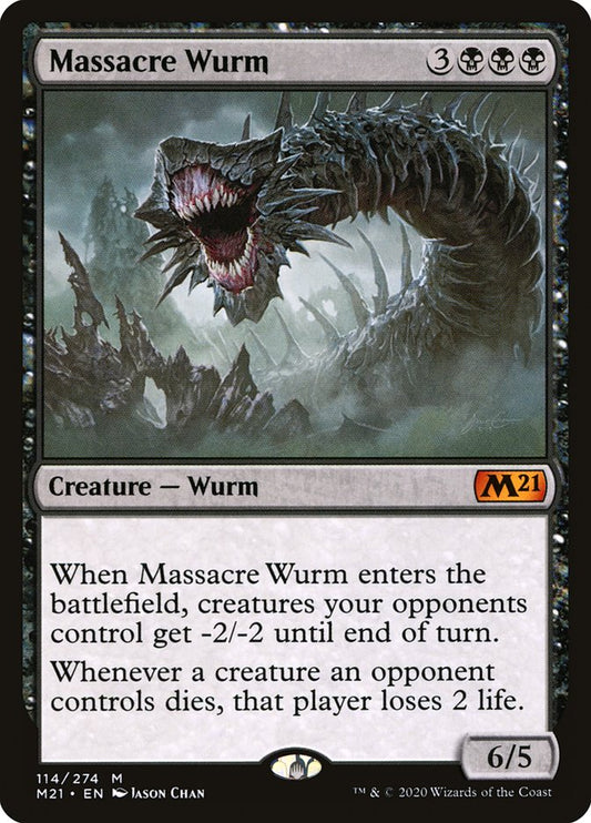 Massacre Wurm [Core Set 2021] [Foil]