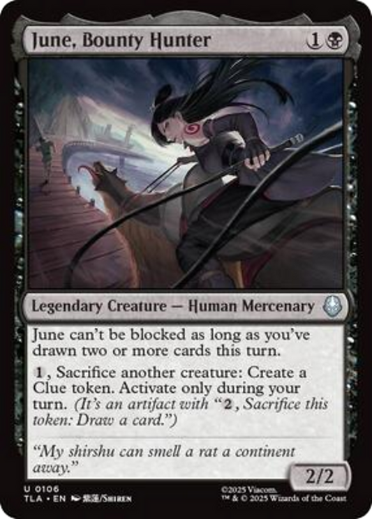 June, Bounty Hunter [Avatar: The Last Airbender] [Foil]