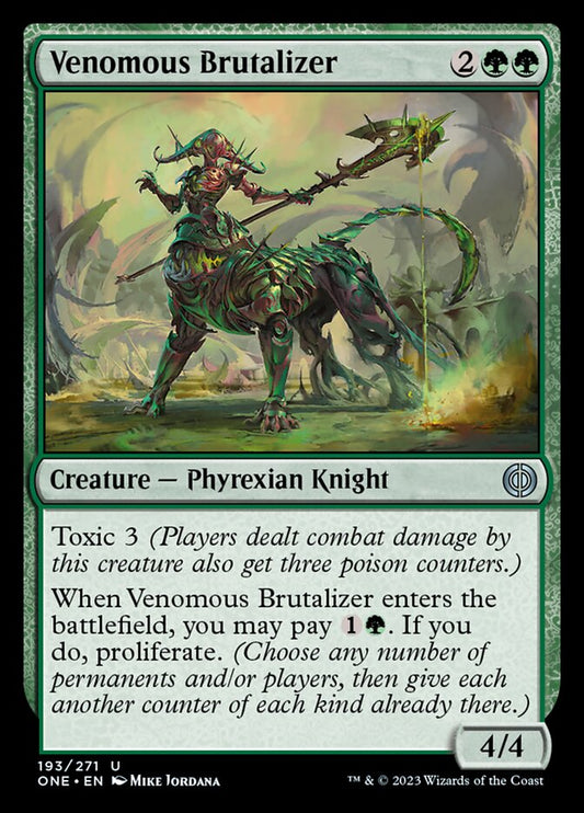 Venomous Brutalizer [Phyrexia: All Will Be One] [Foil]