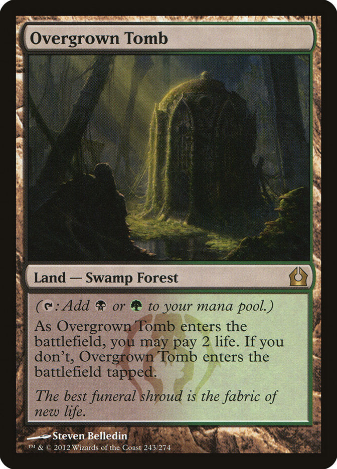 Overgrown Tomb [Return to Ravnica] [Foil]