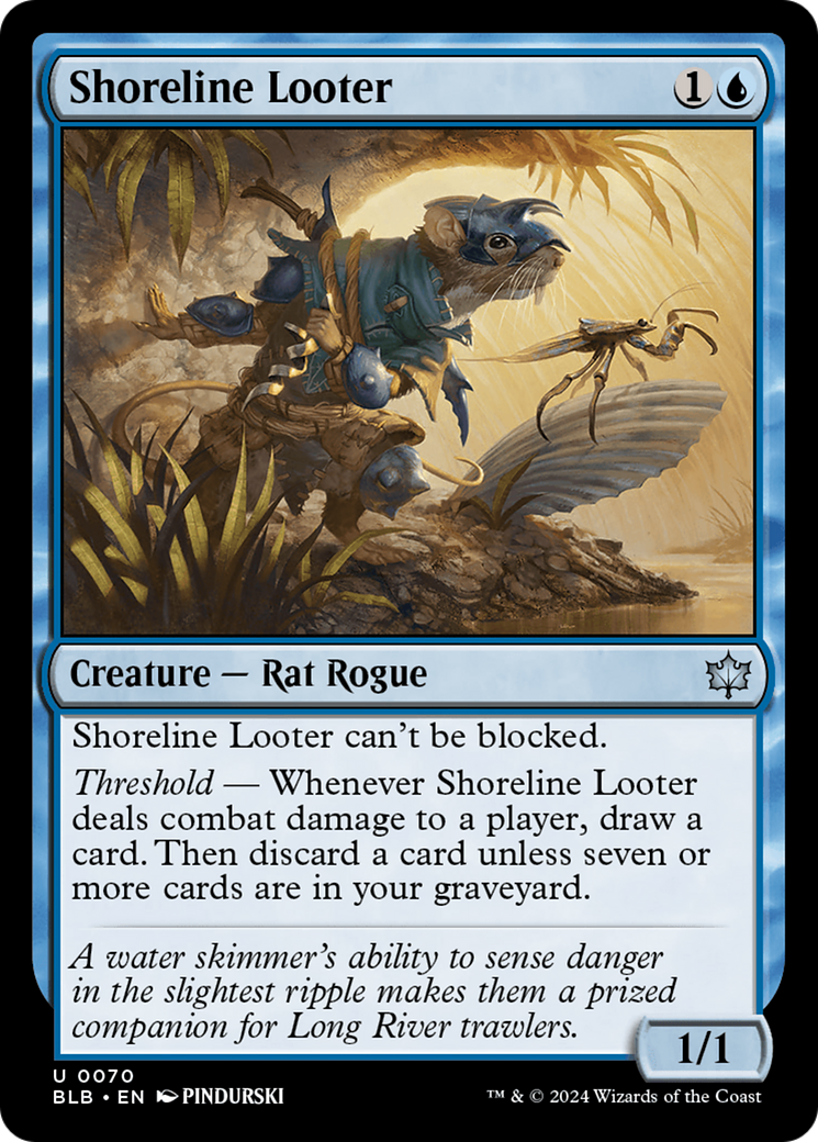 Shoreline Looter [Bloomburrow] [Foil]