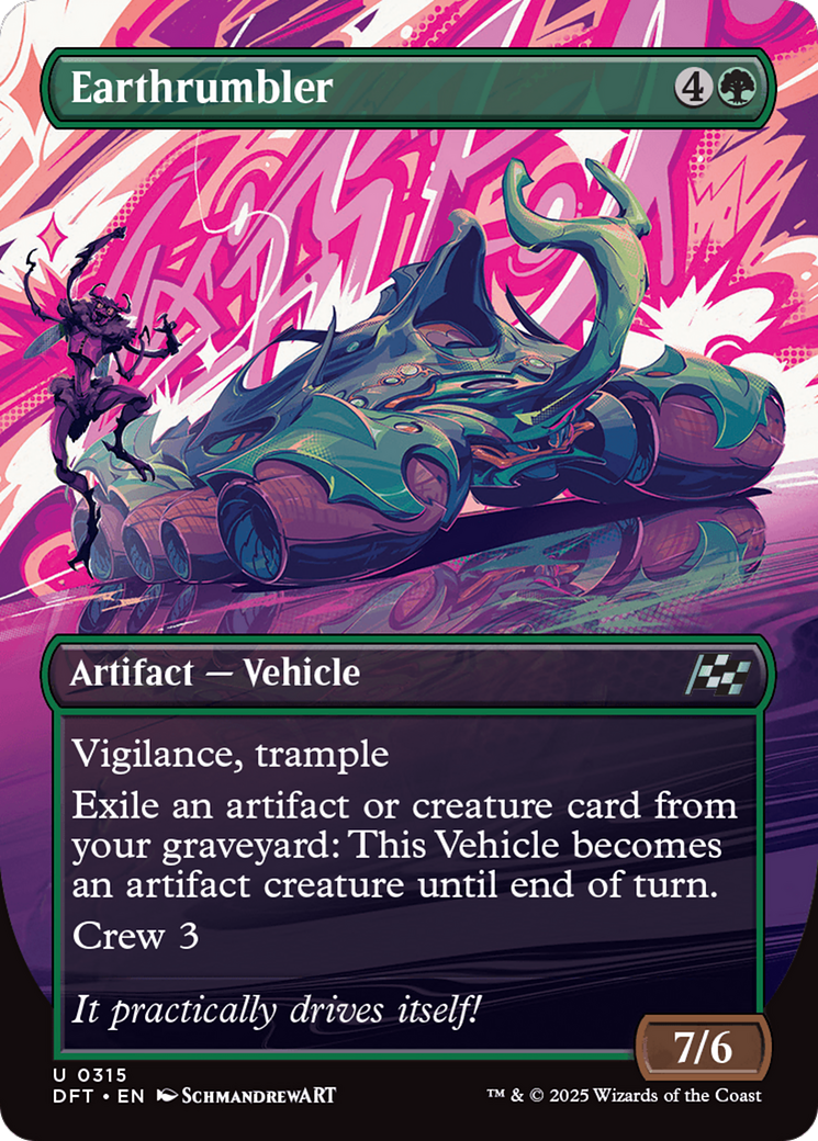 Earthrumbler (Borderless) [Aetherdrift] [Foil]