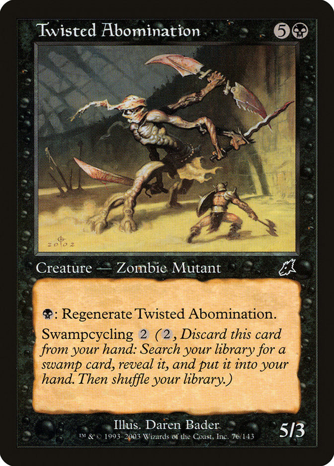 Twisted Abomination [Scourge] [Foil]