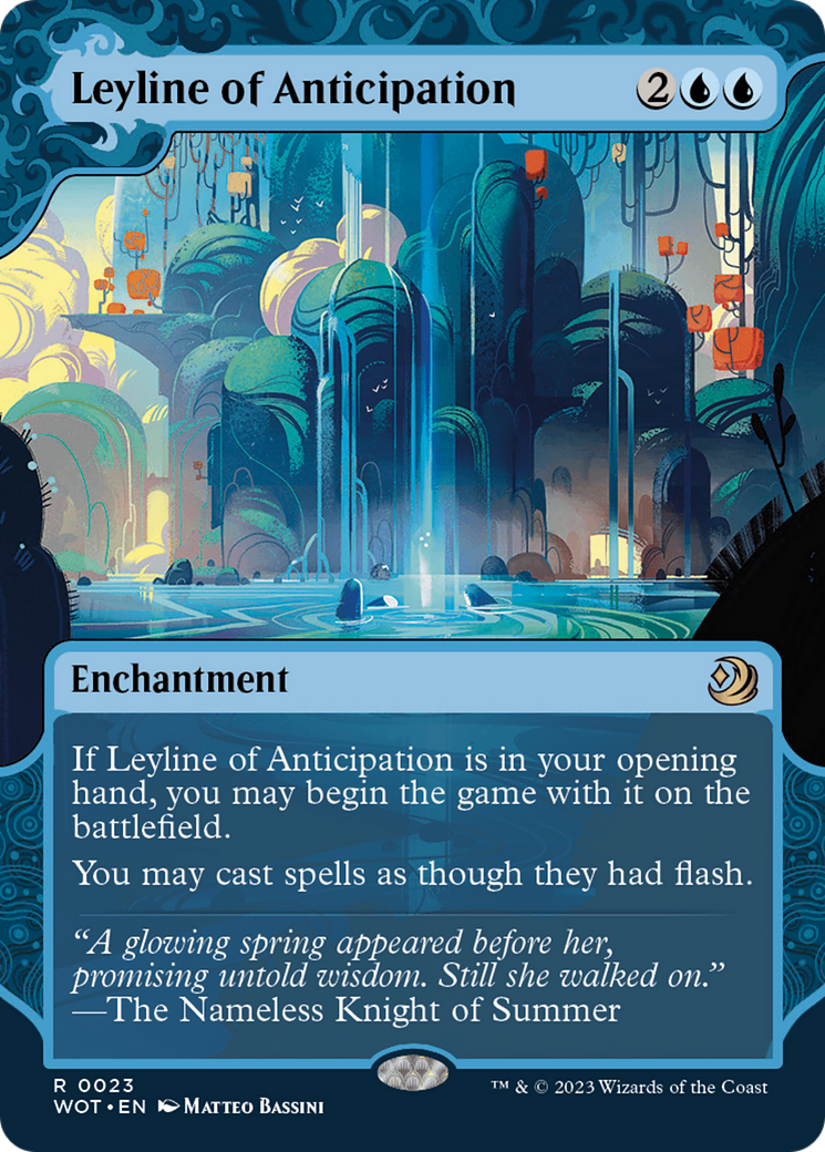 Leyline of Anticipation [Wilds of Eldraine: Enchanting Tales] [Foil]