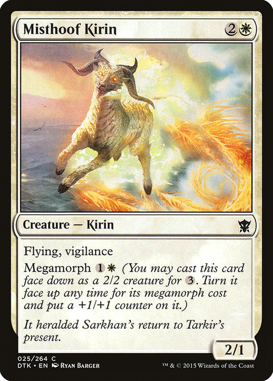 Misthoof Kirin [Dragons of Tarkir] [Foil]