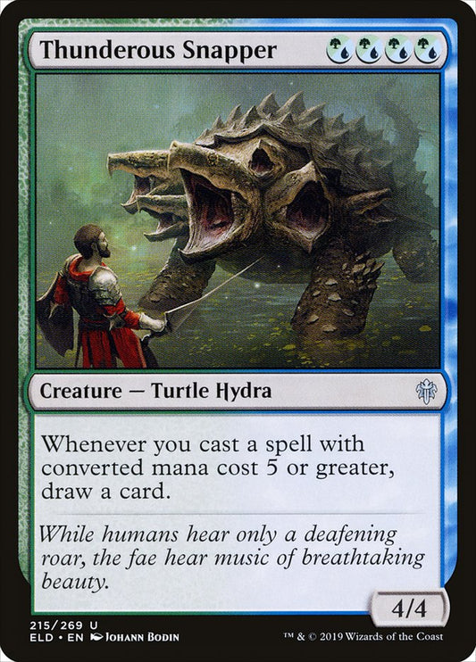 Thunderous Snapper [Throne of Eldraine] [Foil]