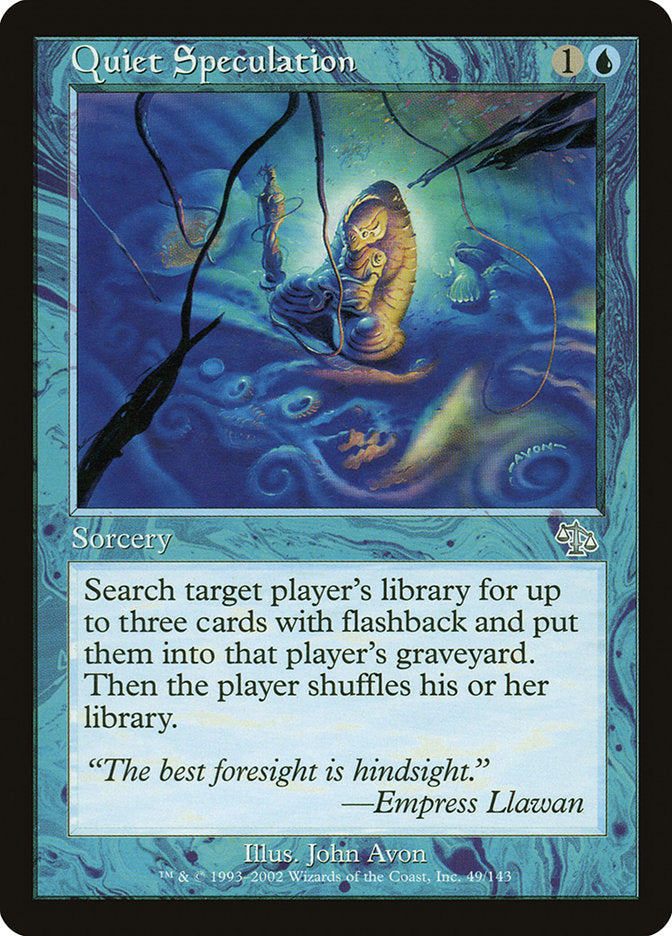 Quiet Speculation [Judgment] [Foil]