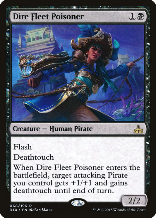 Dire Fleet Poisoner [Rivals of Ixalan] [Foil]