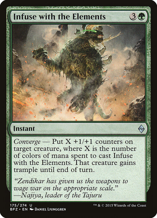 Infuse with the Elements [Battle for Zendikar] [Foil]