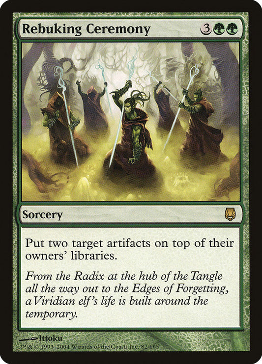 Rebuking Ceremony [Darksteel] [Foil]