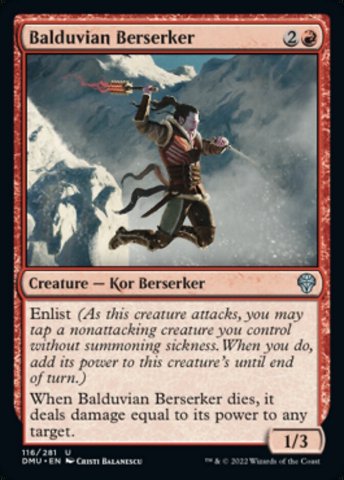 Balduvian Berserker [Dominaria United] [Foil]