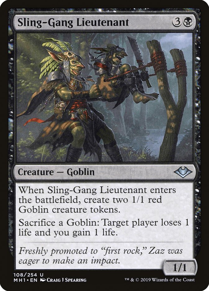 Sling-Gang Lieutenant [Modern Horizons] [Foil]