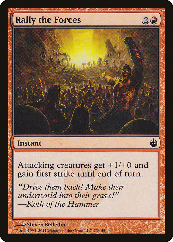 Rally the Forces [Mirrodin Besieged] [Foil]