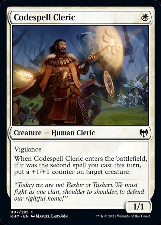 Codespell Cleric [Kaldheim] [Foil]