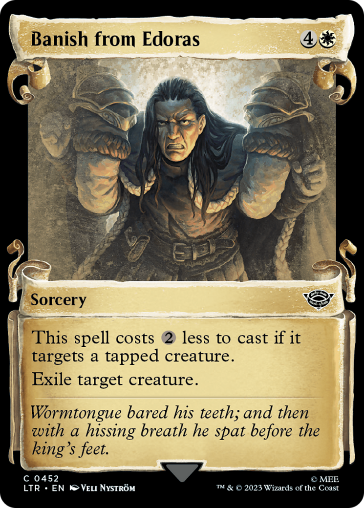 Banish from Edoras [The Lord of the Rings: Tales of Middle-Earth Showcase Scrolls] [Foil]