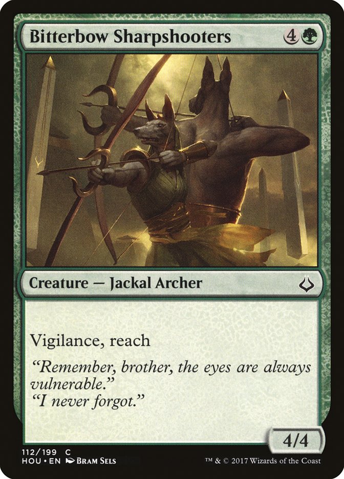 Bitterbow Sharpshooters [Hour of Devastation] [Foil]