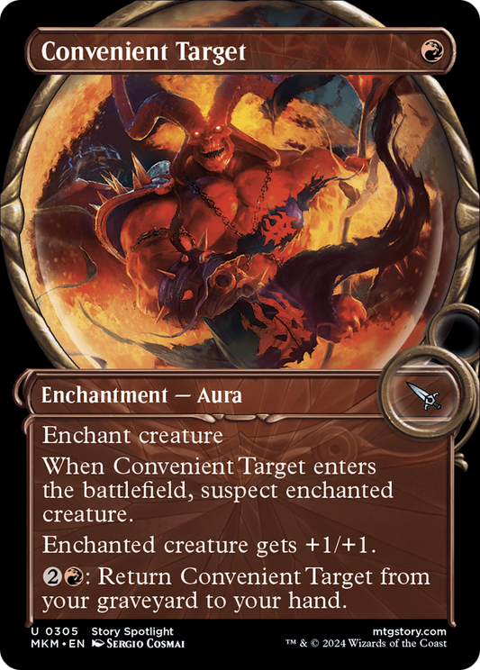 Convenient Target (Showcase) [Murders at Karlov Manor] [Foil]